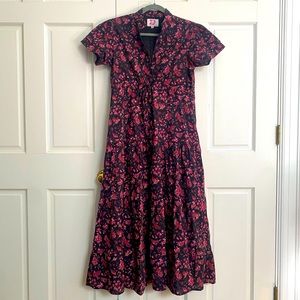 Adorable Victoria Dunn Magnolia Flutter Dress | Size XS